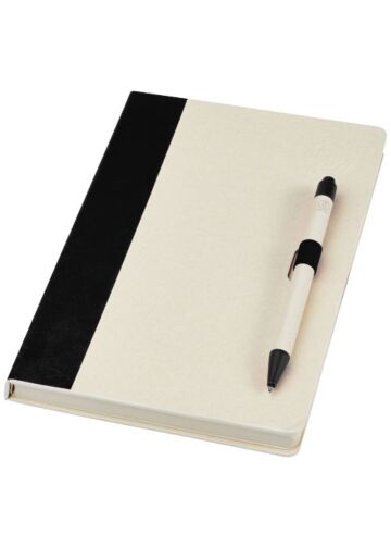 Dairy Dream A5 Size Reference Recycled Milk Cartons Notebook And Ballpoint Pen Set