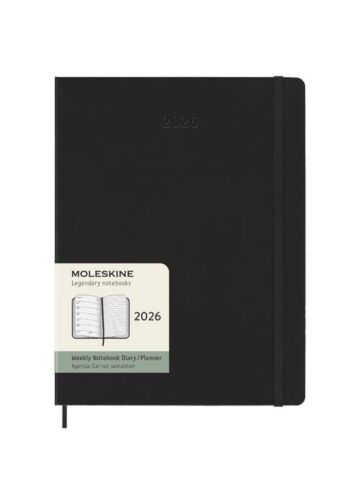 Moleskine Hard Cover 12 Month Xl Weekly Planner