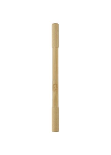 Samambu Bamboo Duo Pen (Blue Ink)
