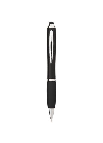 Nash Coloured Stylus Ballpoint Pen With Black Grip (Blue Ink)