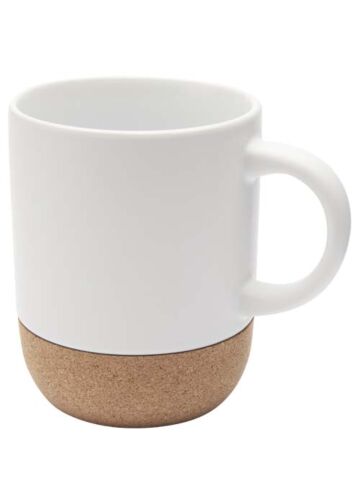 Billie 300 Ml Ceramic Mug With Cork Details And Matt Finish