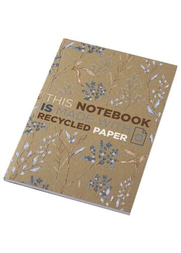 Novella Austen A5 Recycled Soft Cover Kraft Notebook - 50 Sheets